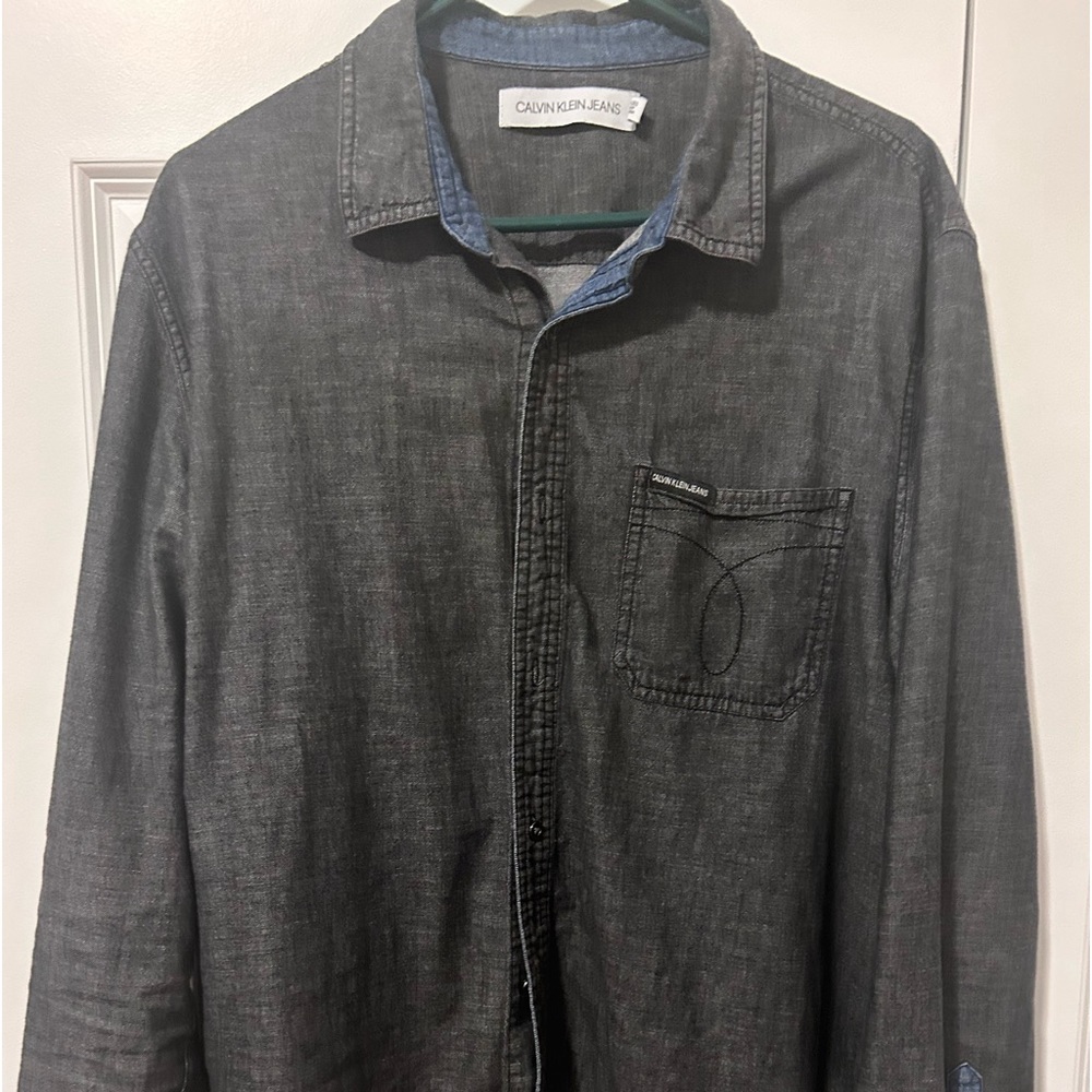 Calvin Klein jean shirt
